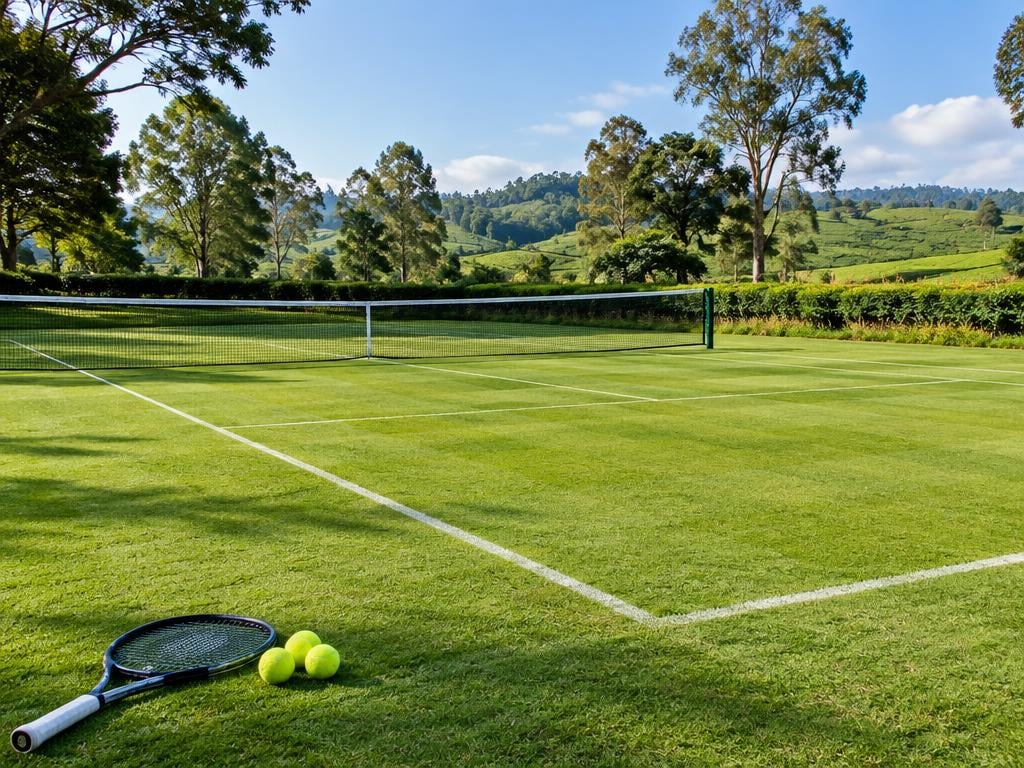 Tennis on Lawn